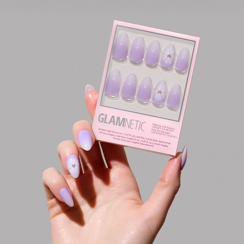 2 for $24 - Glamnetic Press On Nails - Lilac Reef